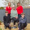 Frances and her family - from left to right Jake, Kerry, Frances, Carla and Dan