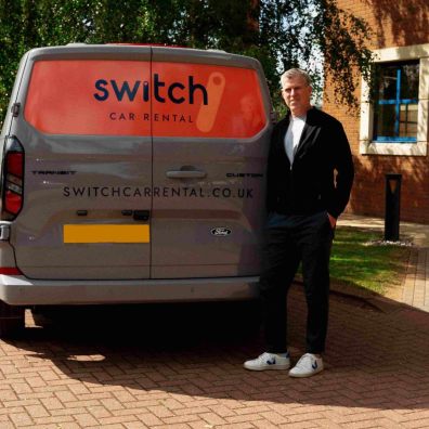 Pictured: Martin Wilson, Managing Director, Scot Group with a newly branded Switch van