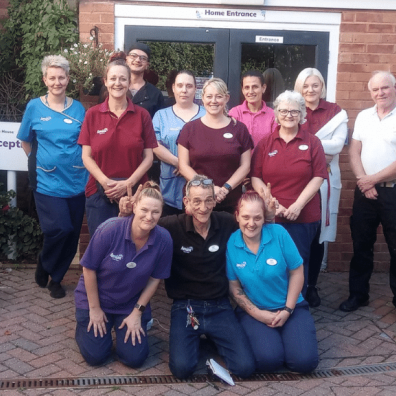 Team photo of Exmouth House Care Home